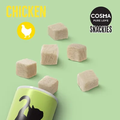 Probiergröße Cosma Snackies Hühnchen – Bild 4